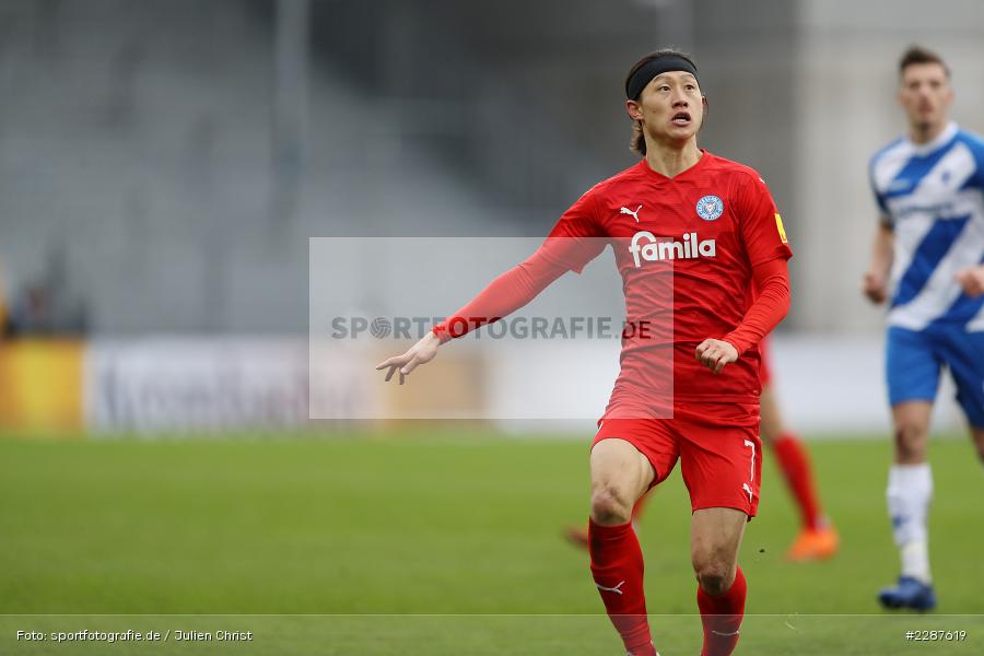 Jae-sung Lee, Merck-Stadion, Darmstadt, 24.01.2021, DFL, sport, action, Fussball, Deutschland, Januar 2021, Saison 2020/2021, KSV, D98, Bundesliga, 2. Bundesliga, Holstein Kiel, SV Darmstadt 98 - Bild-ID: 2287619