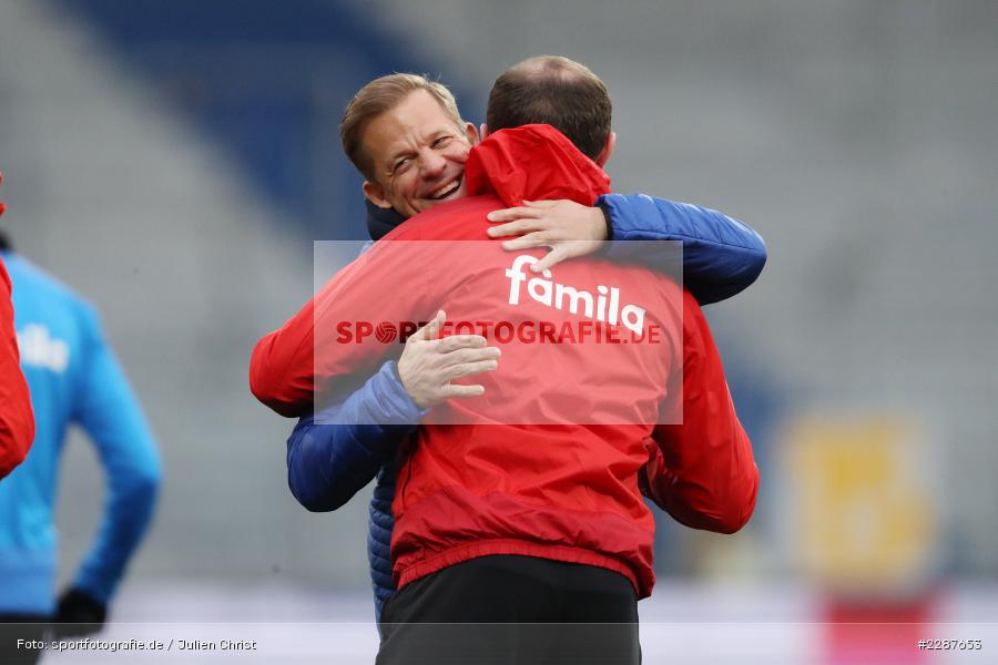 Umarmung, Patrick Kohlmann, Markus Anfang, Merck-Stadion, Darmstadt, 24.01.2021, DFL, sport, action, Fussball, Deutschland, Januar 2021, Saison 2020/2021, KSV, D98, Bundesliga, 2. Bundesliga, Holstein Kiel, SV Darmstadt 98 - Bild-ID: 2287653 Umarmung, Patrick Kohlmann, Markus Anfang, Merck-Stadion, Darmstadt, 24.01.2021, DFL, sport, action, Fussball, Deutschland, Januar 2021, Saison 2020/2021, KSV, D98, Bundesliga, 2. Bundesliga, Holstein Kiel, SV Darmstadt 98 - Bild-ID: 2287653