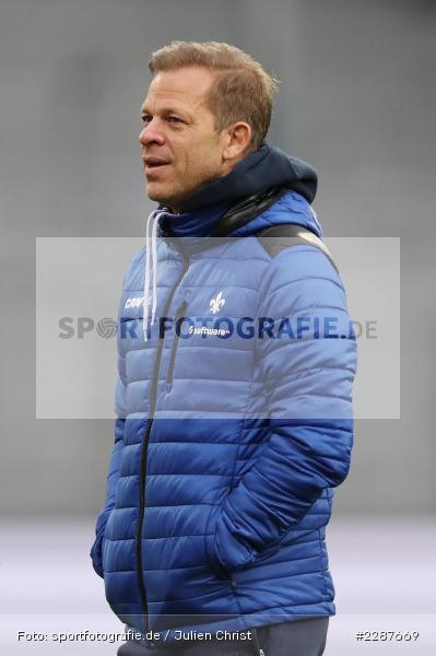 Markus Anfang, Merck-Stadion, Darmstadt, 24.01.2021, DFL, sport, action, Fussball, Deutschland, Januar 2021, Saison 2020/2021, KSV, D98, Bundesliga, 2. Bundesliga, Holstein Kiel, SV Darmstadt 98 - Bild-ID: 2287669