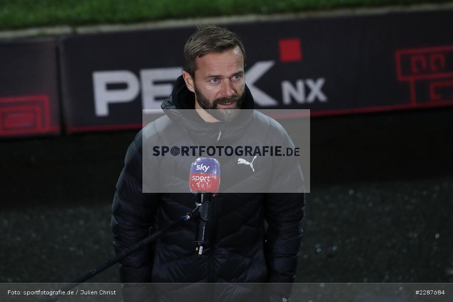 sky sport, Interview, Michael Schiele, Merck-Stadion, Darmstadt, 27.01.2021, DFL, sport, action, Fussball, Deutschland, Januar 2021, Saison 2020/2021, SVS, D98, Bundesliga, 2. Bundesliga, SV Sandhausen, SV Darmstadt 98 - Bild-ID: 2287684