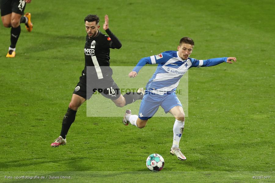 Marvin Mehlem, Besar Halimi, Merck-Stadion, Darmstadt, 27.01.2021, DFL, sport, action, Fussball, Deutschland, Januar 2021, Saison 2020/2021, SVS, D98, Bundesliga, 2. Bundesliga, SV Sandhausen, SV Darmstadt 98 - Bild-ID: 2287699 Marvin Mehlem, Besar Halimi, Merck-Stadion, Darmstadt, 27.01.2021, DFL, sport, action, Fussball, Deutschland, Januar 2021, Saison 2020/2021, SVS, D98, Bundesliga, 2. Bundesliga, SV Sandhausen, SV Darmstadt 98 - Bild-ID: 2287699
