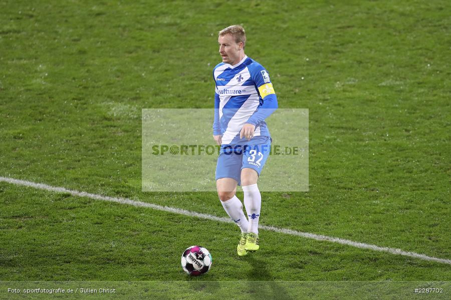 Fabian Holland, Merck-Stadion, Darmstadt, 27.01.2021, DFL, sport, action, Fussball, Deutschland, Januar 2021, Saison 2020/2021, SVS, D98, Bundesliga, 2. Bundesliga, SV Sandhausen, SV Darmstadt 98 - Bild-ID: 2287702