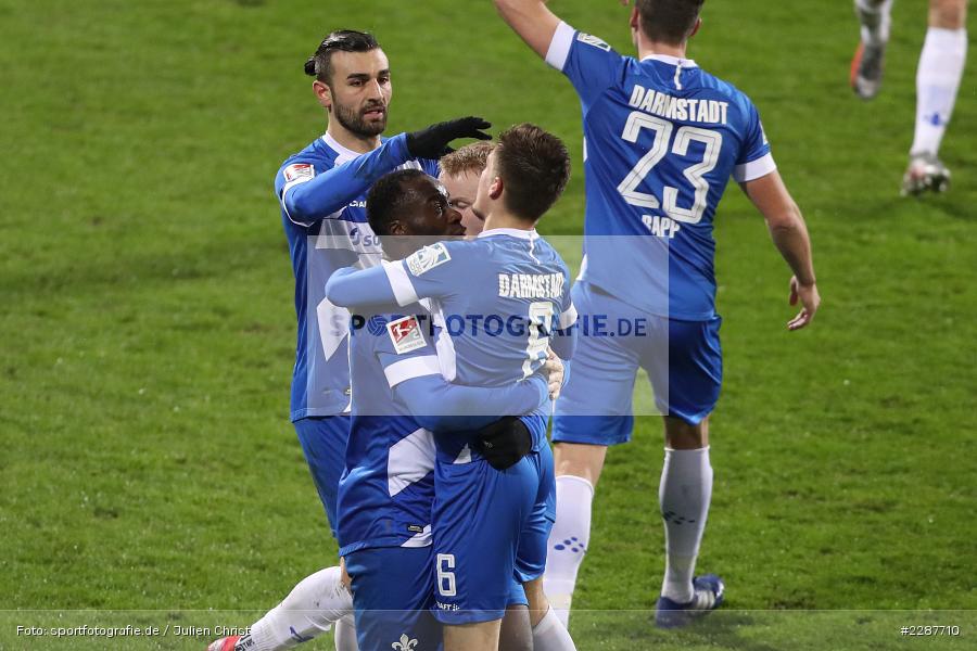 Nicolai Rapp, Fabian Holland, Erich Berko, Serdar Dursun, Ausgleich, Emotionen, Tor, Torjubel, Marvin Mehlem, Merck-Stadion, Darmstadt, 27.01.2021, DFL, sport, action, Fussball, Deutschland, Januar 2021, Saison 2020/2021, SVS, D98, Bundesliga, 2. Bundesliga, SV Sandhausen, SV Darmstadt 98 - Bild-ID: 2287710 Nicolai Rapp, Fabian Holland, Erich Berko, Serdar Dursun, Ausgleich, Emotionen, Tor, Torjubel, Marvin Mehlem, Merck-Stadion, Darmstadt, 27.01.2021, DFL, sport, action, Fussball, Deutschland, Januar 2021, Saison 2020/2021, SVS, D98, Bundesliga, 2. Bundesliga, SV Sandhausen, SV Darmstadt 98 - Bild-ID: 2287710