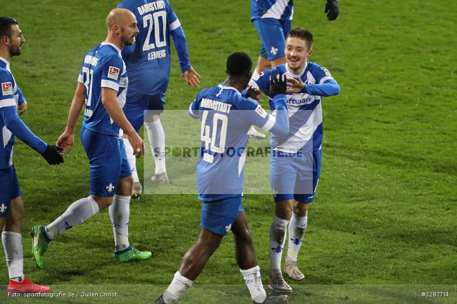Nicolai Rapp, Fabian Holland, Erich Berko, Serdar Dursun, Ausgleich, Emotionen, Tor, Torjubel, Marvin Mehlem, Merck-Stadion, Darmstadt, 27.01.2021, DFL, sport, action, Fussball, Deutschland, Januar 2021, Saison 2020/2021, SVS, D98, Bundesliga, 2. Bundesliga, SV Sandhausen, SV Darmstadt 98 - Bild-ID: 2287714 Nicolai Rapp, Fabian Holland, Erich Berko, Serdar Dursun, Ausgleich, Emotionen, Tor, Torjubel, Marvin Mehlem, Merck-Stadion, Darmstadt, 27.01.2021, DFL, sport, action, Fussball, Deutschland, Januar 2021, Saison 2020/2021, SVS, D98, Bundesliga, 2. Bundesliga, SV Sandhausen, SV Darmstadt 98 - Bild-ID: 2287714