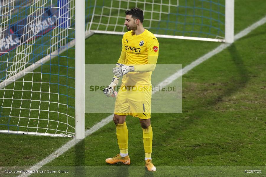 Enttäuscht, Bedient, Stefanos Kapino, Merck-Stadion, Darmstadt, 27.01.2021, DFL, sport, action, Fussball, Deutschland, Januar 2021, Saison 2020/2021, SVS, D98, Bundesliga, 2. Bundesliga, SV Sandhausen, SV Darmstadt 98 - Bild-ID: 2287720