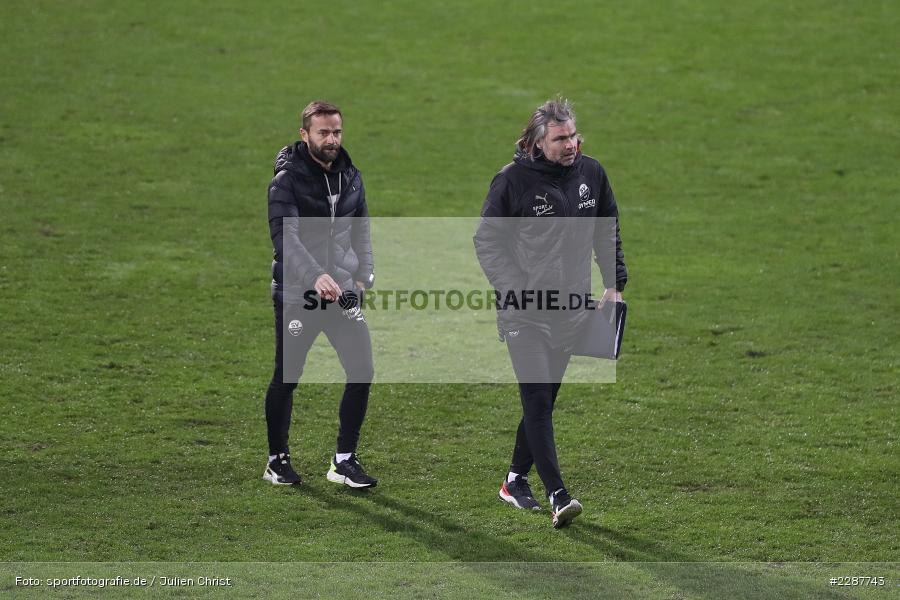 Matthias Lust, Trainer, Michael Schiele, Merck-Stadion, Darmstadt, 27.01.2021, DFL, sport, action, Fussball, Deutschland, Januar 2021, Saison 2020/2021, SVS, D98, Bundesliga, 2. Bundesliga, SV Sandhausen, SV Darmstadt 98 - Bild-ID: 2287743
