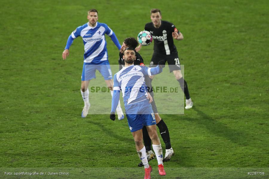 Tim Kister, Serdar Dursun, Merck-Stadion, Darmstadt, 27.01.2021, DFL, sport, action, Fussball, Deutschland, Januar 2021, Saison 2020/2021, SVS, D98, Bundesliga, 2. Bundesliga, SV Sandhausen, SV Darmstadt 98 - Bild-ID: 2287758 Tim Kister, Serdar Dursun, Merck-Stadion, Darmstadt, 27.01.2021, DFL, sport, action, Fussball, Deutschland, Januar 2021, Saison 2020/2021, SVS, D98, Bundesliga, 2. Bundesliga, SV Sandhausen, SV Darmstadt 98 - Bild-ID: 2287758