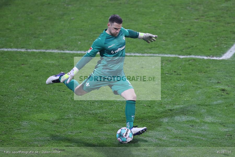 Marcel Schuhen, Merck-Stadion, Darmstadt, 27.01.2021, DFL, sport, action, Fussball, Deutschland, Januar 2021, Saison 2020/2021, SVS, D98, Bundesliga, 2. Bundesliga, SV Sandhausen, SV Darmstadt 98 - Bild-ID: 2287761 Marcel Schuhen, Merck-Stadion, Darmstadt, 27.01.2021, DFL, sport, action, Fussball, Deutschland, Januar 2021, Saison 2020/2021, SVS, D98, Bundesliga, 2. Bundesliga, SV Sandhausen, SV Darmstadt 98 - Bild-ID: 2287761