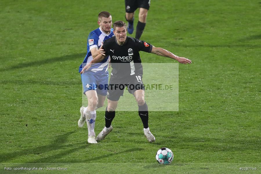 Lars Lukas Mai, Kevin Behrens, Merck-Stadion, Darmstadt, 27.01.2021, DFL, sport, action, Fussball, Deutschland, Januar 2021, Saison 2020/2021, SVS, D98, Bundesliga, 2. Bundesliga, SV Sandhausen, SV Darmstadt 98 - Bild-ID: 2287766 Lars Lukas Mai, Kevin Behrens, Merck-Stadion, Darmstadt, 27.01.2021, DFL, sport, action, Fussball, Deutschland, Januar 2021, Saison 2020/2021, SVS, D98, Bundesliga, 2. Bundesliga, SV Sandhausen, SV Darmstadt 98 - Bild-ID: 2287766