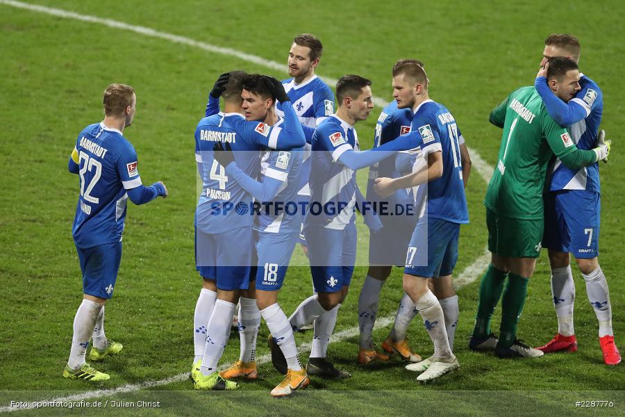 Fabian Holland, Jubel, Marcel Schuhen, Merck-Stadion, Darmstadt, 27.01.2021, DFL, sport, action, Fussball, Deutschland, Januar 2021, Saison 2020/2021, SVS, D98, Bundesliga, 2. Bundesliga, SV Sandhausen, SV Darmstadt 98 - Bild-ID: 2287776 Fabian Holland, Jubel, Marcel Schuhen, Merck-Stadion, Darmstadt, 27.01.2021, DFL, sport, action, Fussball, Deutschland, Januar 2021, Saison 2020/2021, SVS, D98, Bundesliga, 2. Bundesliga, SV Sandhausen, SV Darmstadt 98 - Bild-ID: 2287776