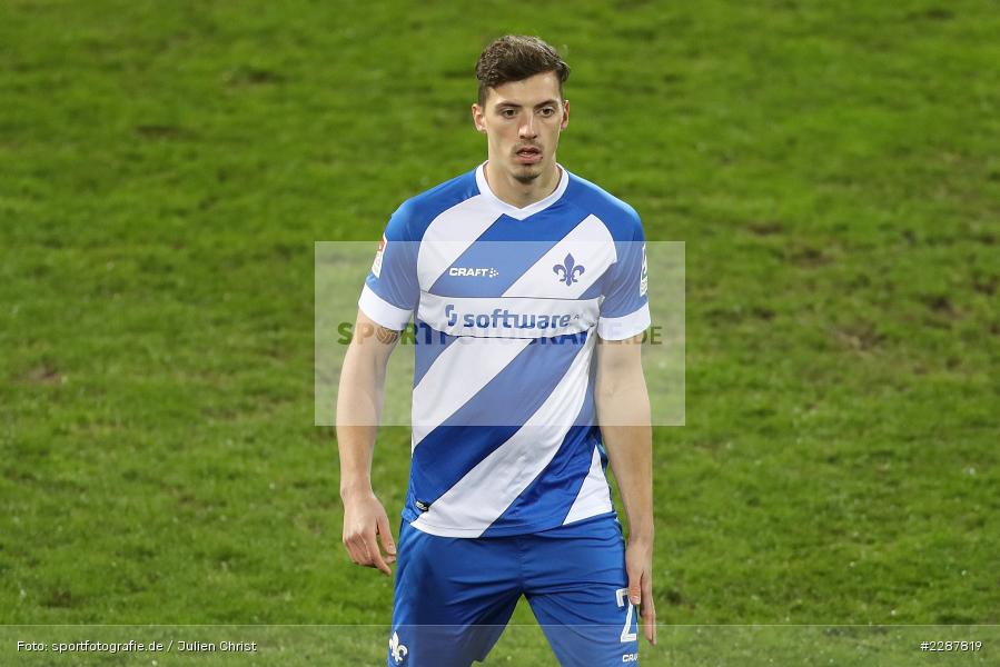Nicolai Rapp, Merck-Stadion, Darmstadt, 27.01.2021, DFL, sport, action, Fussball, Deutschland, Januar 2021, Saison 2020/2021, SVS, D98, Bundesliga, 2. Bundesliga, SV Sandhausen, SV Darmstadt 98 - Bild-ID: 2287819 Nicolai Rapp, Merck-Stadion, Darmstadt, 27.01.2021, DFL, sport, action, Fussball, Deutschland, Januar 2021, Saison 2020/2021, SVS, D98, Bundesliga, 2. Bundesliga, SV Sandhausen, SV Darmstadt 98 - Bild-ID: 2287819