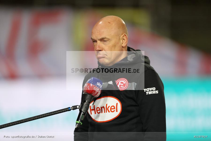 Trainer, Interview, Uwe Rösler, FLYERALARM Arena, Würzburg, 29.01.2021, DFL, sport, action, Fussball, Deutschland, Januar 2021, Saison 2020/2021, F95, FWK, Bundesliga, 2. Bundesliga, Fortuna Düsseldorf, FC Würzburger Kickers - Bild-ID: 2287829 Trainer, Interview, Uwe Rösler, FLYERALARM Arena, Würzburg, 29.01.2021, DFL, sport, action, Fussball, Deutschland, Januar 2021, Saison 2020/2021, F95, FWK, Bundesliga, 2. Bundesliga, Fortuna Düsseldorf, FC Würzburger Kickers - Bild-ID: 2287829