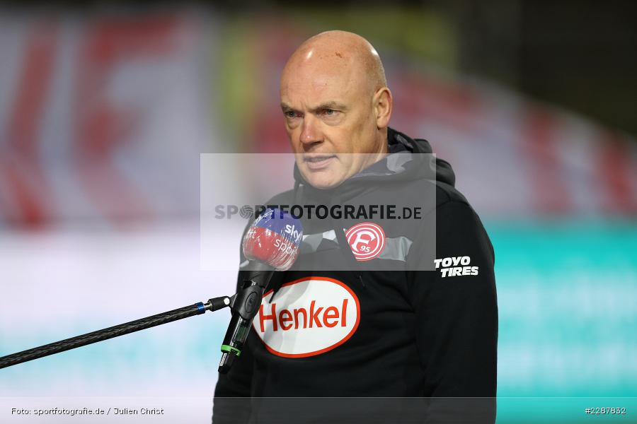 Trainer, Interview, Uwe Rösler, FLYERALARM Arena, Würzburg, 29.01.2021, DFL, sport, action, Fussball, Deutschland, Januar 2021, Saison 2020/2021, F95, FWK, Bundesliga, 2. Bundesliga, Fortuna Düsseldorf, FC Würzburger Kickers - Bild-ID: 2287832 Trainer, Interview, Uwe Rösler, FLYERALARM Arena, Würzburg, 29.01.2021, DFL, sport, action, Fussball, Deutschland, Januar 2021, Saison 2020/2021, F95, FWK, Bundesliga, 2. Bundesliga, Fortuna Düsseldorf, FC Würzburger Kickers - Bild-ID: 2287832