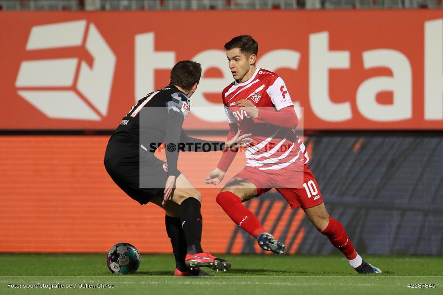 Marcel Sobottka, Marvin Pieringer, FLYERALARM Arena, Würzburg, 29.01.2021, DFL, sport, action, Fussball, Deutschland, Januar 2021, Saison 2020/2021, F95, FWK, Bundesliga, 2. Bundesliga, Fortuna Düsseldorf, FC Würzburger Kickers - Bild-ID: 2287845 Marcel Sobottka, Marvin Pieringer, FLYERALARM Arena, Würzburg, 29.01.2021, DFL, sport, action, Fussball, Deutschland, Januar 2021, Saison 2020/2021, F95, FWK, Bundesliga, 2. Bundesliga, Fortuna Düsseldorf, FC Würzburger Kickers - Bild-ID: 2287845