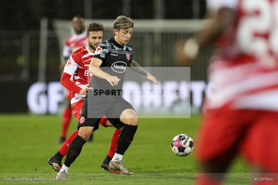 David Kownacki, FLYERALARM Arena, Würzburg, 29.01.2021, DFL, sport, action, Fussball, Deutschland, Januar 2021, Saison 2020/2021, F95, FWK, Bundesliga, 2. Bundesliga, Fortuna Düsseldorf, FC Würzburger Kickers - Bild-ID: 2287866