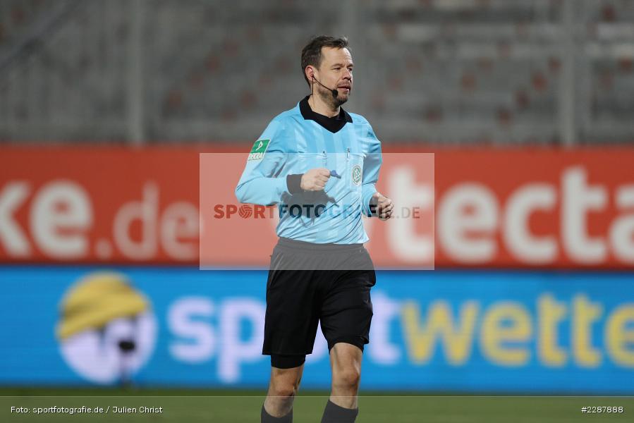 Schiedsrichter, Markus Schmidt, FLYERALARM Arena, Würzburg, 29.01.2021, DFL, sport, action, Fussball, Deutschland, Januar 2021, Saison 2020/2021, F95, FWK, Bundesliga, 2. Bundesliga, Fortuna Düsseldorf, FC Würzburger Kickers - Bild-ID: 2287888