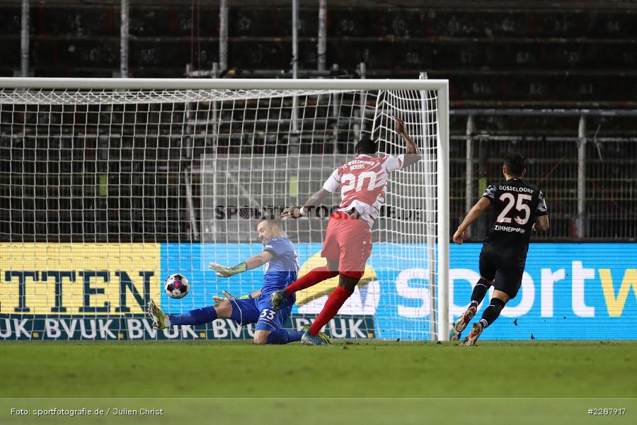 Florian Kastenmeier, Tor, Ridge Munsy, FLYERALARM Arena, Würzburg, 29.01.2021, DFL, sport, action, Fussball, Deutschland, Januar 2021, Saison 2020/2021, F95, FWK, Bundesliga, 2. Bundesliga, Fortuna Düsseldorf, FC Würzburger Kickers - Bild-ID: 2287917 Florian Kastenmeier, Tor, Ridge Munsy, FLYERALARM Arena, Würzburg, 29.01.2021, DFL, sport, action, Fussball, Deutschland, Januar 2021, Saison 2020/2021, F95, FWK, Bundesliga, 2. Bundesliga, Fortuna Düsseldorf, FC Würzburger Kickers - Bild-ID: 2287917