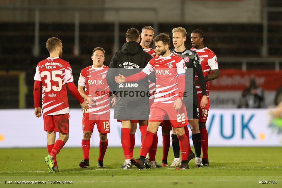 Jubeln, Martin Hašek, Patrick Sontheimer, Daniel Hägele, FLYERALARM Arena, Würzburg, 29.01.2021, DFL, sport, action, Fussball, Deutschland, Januar 2021, Saison 2020/2021, F95, FWK, Bundesliga, 2. Bundesliga, Fortuna Düsseldorf, FC Würzburger Kickers - Bild-ID: 2287938 Jubeln, Martin Hašek, Patrick Sontheimer, Daniel Hägele, FLYERALARM Arena, Würzburg, 29.01.2021, DFL, sport, action, Fussball, Deutschland, Januar 2021, Saison 2020/2021, F95, FWK, Bundesliga, 2. Bundesliga, Fortuna Düsseldorf, FC Würzburger Kickers - Bild-ID: 2287938