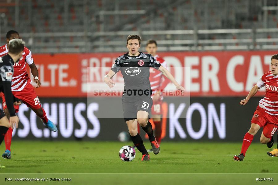 Marcel Sobottka, FLYERALARM Arena, Würzburg, 29.01.2021, DFL, sport, action, Fussball, Deutschland, Januar 2021, Saison 2020/2021, F95, FWK, Bundesliga, 2. Bundesliga, Fortuna Düsseldorf, FC Würzburger Kickers - Bild-ID: 2287955 Marcel Sobottka, FLYERALARM Arena, Würzburg, 29.01.2021, DFL, sport, action, Fussball, Deutschland, Januar 2021, Saison 2020/2021, F95, FWK, Bundesliga, 2. Bundesliga, Fortuna Düsseldorf, FC Würzburger Kickers - Bild-ID: 2287955