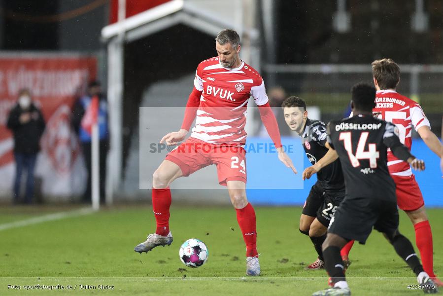 Stefan Maierhofer, FLYERALARM Arena, Würzburg, 29.01.2021, DFL, sport, action, Fussball, Deutschland, Januar 2021, Saison 2020/2021, F95, FWK, Bundesliga, 2. Bundesliga, Fortuna Düsseldorf, FC Würzburger Kickers - Bild-ID: 2287976