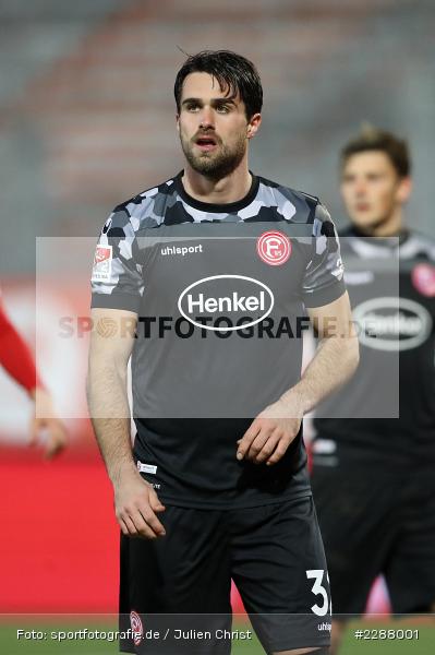 Luka Krajnc, FLYERALARM Arena, Würzburg, 29.01.2021, DFL, sport, action, Fussball, Deutschland, Januar 2021, Saison 2020/2021, F95, FWK, Bundesliga, 2. Bundesliga, Fortuna Düsseldorf, FC Würzburger Kickers - Bild-ID: 2288001
