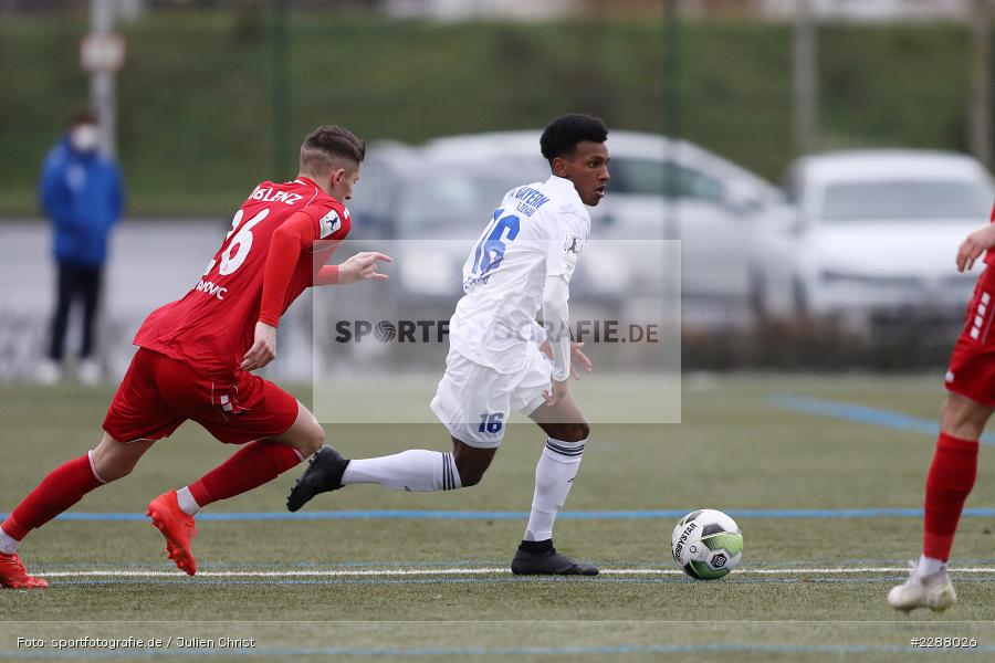 Henok Teklab, Kunstrasenplatz, Alzenau, 06.02.2021, DFL, sport, action, Fussball, Deutschland, Februar 2021, Saison 2020/2021, RWK, FCB, Regionalliga Südwest, Regionalliga, TuS RW Koblenz, FC Bayern Alzenau - Bild-ID: 2288026 Henok Teklab, Kunstrasenplatz, Alzenau, 06.02.2021, DFL, sport, action, Fussball, Deutschland, Februar 2021, Saison 2020/2021, RWK, FCB, Regionalliga Südwest, Regionalliga, TuS RW Koblenz, FC Bayern Alzenau - Bild-ID: 2288026