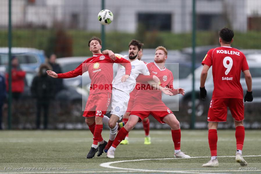 Leon Müller, Maximilian Pommer, Marco Ferukoski, Kunstrasenplatz, Alzenau, 06.02.2021, DFL, sport, action, Fussball, Deutschland, Februar 2021, Saison 2020/2021, RWK, FCB, Regionalliga Südwest, Regionalliga, TuS RW Koblenz, FC Bayern Alzenau - Bild-ID: 2288058 Leon Müller, Maximilian Pommer, Marco Ferukoski, Kunstrasenplatz, Alzenau, 06.02.2021, DFL, sport, action, Fussball, Deutschland, Februar 2021, Saison 2020/2021, RWK, FCB, Regionalliga Südwest, Regionalliga, TuS RW Koblenz, FC Bayern Alzenau - Bild-ID: 2288058