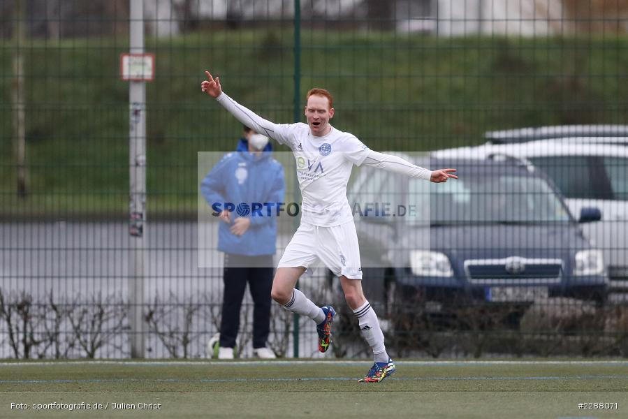 Nils Fischer, Kunstrasenplatz, Alzenau, 06.02.2021, DFL, sport, action, Fussball, Deutschland, Februar 2021, Saison 2020/2021, RWK, FCB, Regionalliga Südwest, Regionalliga, TuS RW Koblenz, FC Bayern Alzenau - Bild-ID: 2288071