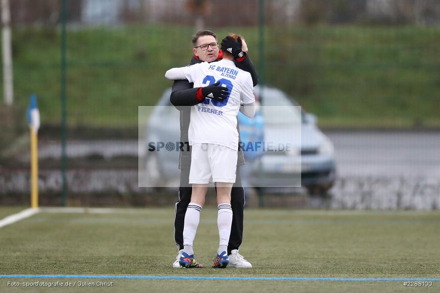 Torjubel, Nils Fischer, Artur Lemm, Kunstrasenplatz, Alzenau, 06.02.2021, DFL, sport, action, Fussball, Deutschland, Februar 2021, Saison 2020/2021, RWK, FCB, Regionalliga Südwest, Regionalliga, TuS RW Koblenz, FC Bayern Alzenau - Bild-ID: 2288100 Torjubel, Nils Fischer, Artur Lemm, Kunstrasenplatz, Alzenau, 06.02.2021, DFL, sport, action, Fussball, Deutschland, Februar 2021, Saison 2020/2021, RWK, FCB, Regionalliga Südwest, Regionalliga, TuS RW Koblenz, FC Bayern Alzenau - Bild-ID: 2288100