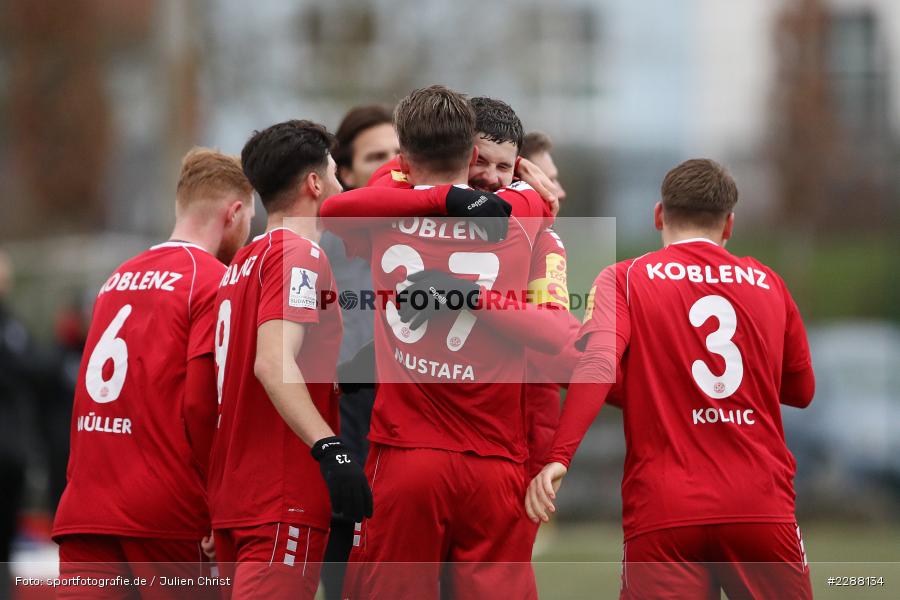 Quentin Fouley, Valdrin Mustafa, Kunstrasenplatz, Alzenau, 06.02.2021, DFL, sport, action, Fussball, Deutschland, Februar 2021, Saison 2020/2021, RWK, FCB, Regionalliga Südwest, Regionalliga, TuS RW Koblenz, FC Bayern Alzenau - Bild-ID: 2288134 Quentin Fouley, Valdrin Mustafa, Kunstrasenplatz, Alzenau, 06.02.2021, DFL, sport, action, Fussball, Deutschland, Februar 2021, Saison 2020/2021, RWK, FCB, Regionalliga Südwest, Regionalliga, TuS RW Koblenz, FC Bayern Alzenau - Bild-ID: 2288134