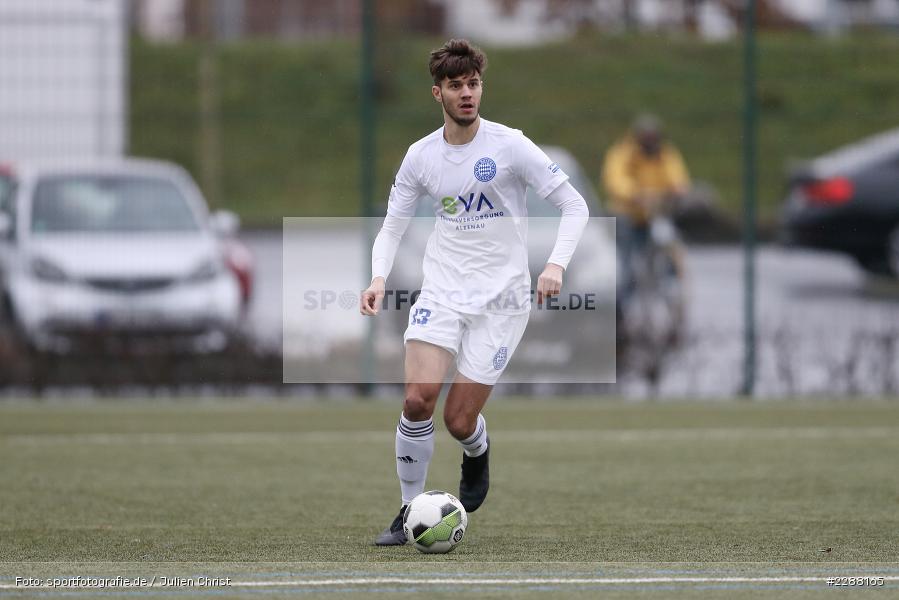 Dominik Crljenec, Kunstrasenplatz, Alzenau, 06.02.2021, DFL, sport, action, Fussball, Deutschland, Februar 2021, Saison 2020/2021, RWK, FCB, Regionalliga Südwest, Regionalliga, TuS RW Koblenz, FC Bayern Alzenau - Bild-ID: 2288165
