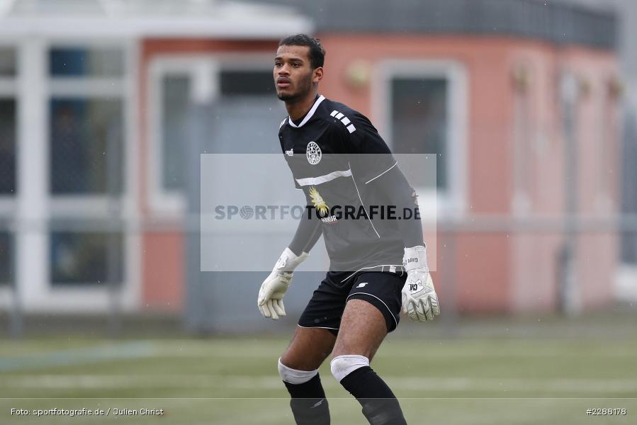 Baboucarr Gaye, Kunstrasenplatz, Alzenau, 06.02.2021, DFL, sport, action, Fussball, Deutschland, Februar 2021, Saison 2020/2021, RWK, FCB, Regionalliga Südwest, Regionalliga, TuS RW Koblenz, FC Bayern Alzenau - Bild-ID: 2288178