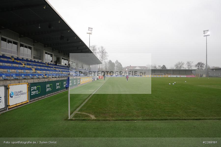 Geisterspiel, Stadion, Dietmar-Hopp-Stadion, Sinsheim, 07.02.2021, DFL, sport, action, Fussball, Deutschland, Februar 2021, Saison 2020/2021, B04, TSG, Bundesliga, FLYERALARM Frauen-Bundesliga, Frauen, FFBL, Bayer 04 Leverkusen, TSG 1899 Hoffenheim - Bild-ID: 2288189