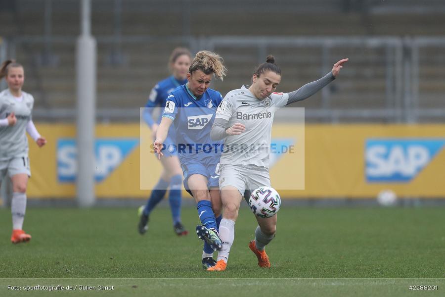Sylwia Matysik, Lena Lattwein, Dietmar-Hopp-Stadion, Sinsheim, 07.02.2021, DFL, sport, action, Fussball, Deutschland, Februar 2021, Saison 2020/2021, B04, TSG, Bundesliga, FLYERALARM Frauen-Bundesliga, Frauen, FFBL, Bayer 04 Leverkusen, TSG 1899 Hoffenheim - Bild-ID: 2288201 Sylwia Matysik, Lena Lattwein, Dietmar-Hopp-Stadion, Sinsheim, 07.02.2021, DFL, sport, action, Fussball, Deutschland, Februar 2021, Saison 2020/2021, B04, TSG, Bundesliga, FLYERALARM Frauen-Bundesliga, Frauen, FFBL, Bayer 04 Leverkusen, TSG 1899 Hoffenheim - Bild-ID: 2288201