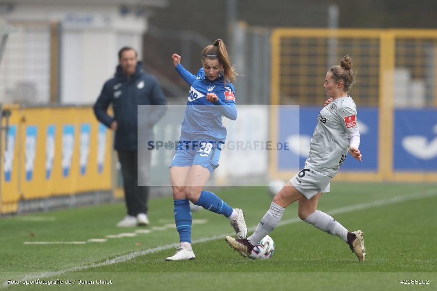 Henrike Sahlmann, Tabea Waßmuth, Dietmar-Hopp-Stadion, Sinsheim, 07.02.2021, DFL, sport, action, Fussball, Deutschland, Februar 2021, Saison 2020/2021, B04, TSG, Bundesliga, FLYERALARM Frauen-Bundesliga, Frauen, FFBL, Bayer 04 Leverkusen, TSG 1899 Hoffenheim - Bild-ID: 2288202 Henrike Sahlmann, Tabea Waßmuth, Dietmar-Hopp-Stadion, Sinsheim, 07.02.2021, DFL, sport, action, Fussball, Deutschland, Februar 2021, Saison 2020/2021, B04, TSG, Bundesliga, FLYERALARM Frauen-Bundesliga, Frauen, FFBL, Bayer 04 Leverkusen, TSG 1899 Hoffenheim - Bild-ID: 2288202