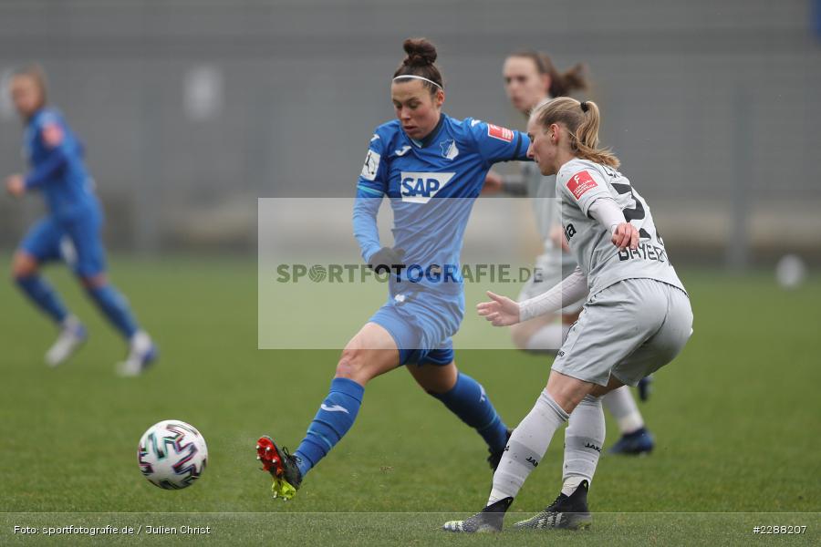 Henrietta Csiszar, Nicole Billa, Dietmar-Hopp-Stadion, Sinsheim, 07.02.2021, DFL, sport, action, Fussball, Deutschland, Februar 2021, Saison 2020/2021, B04, TSG, Bundesliga, FLYERALARM Frauen-Bundesliga, Frauen, FFBL, Bayer 04 Leverkusen, TSG 1899 Hoffenheim - Bild-ID: 2288207 Henrietta Csiszar, Nicole Billa, Dietmar-Hopp-Stadion, Sinsheim, 07.02.2021, DFL, sport, action, Fussball, Deutschland, Februar 2021, Saison 2020/2021, B04, TSG, Bundesliga, FLYERALARM Frauen-Bundesliga, Frauen, FFBL, Bayer 04 Leverkusen, TSG 1899 Hoffenheim - Bild-ID: 2288207