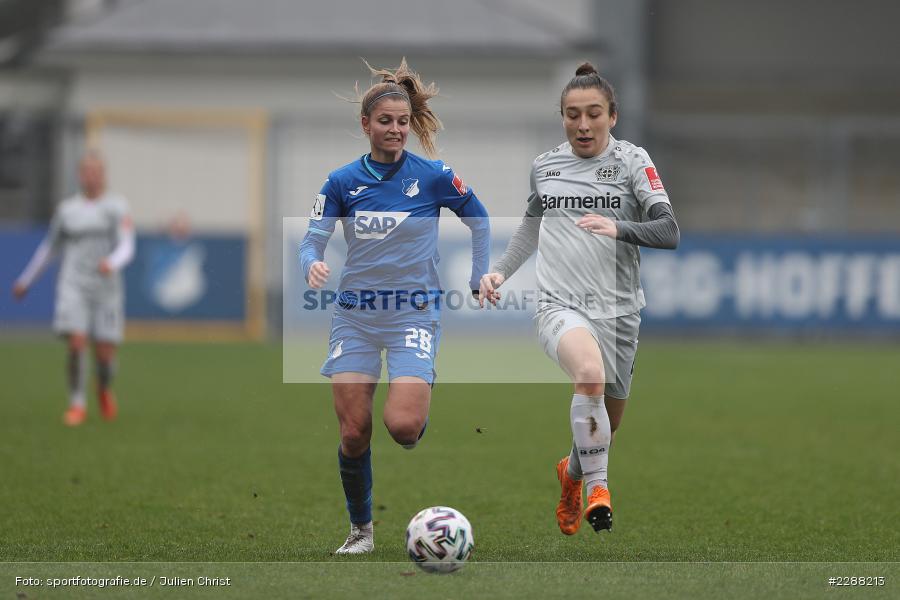 Sylwia Matysik, Tabea Waßmuth, Dietmar-Hopp-Stadion, Sinsheim, 07.02.2021, DFL, sport, action, Fussball, Deutschland, Februar 2021, Saison 2020/2021, B04, TSG, Bundesliga, FLYERALARM Frauen-Bundesliga, Frauen, FFBL, Bayer 04 Leverkusen, TSG 1899 Hoffenheim - Bild-ID: 2288213 Sylwia Matysik, Tabea Waßmuth, Dietmar-Hopp-Stadion, Sinsheim, 07.02.2021, DFL, sport, action, Fussball, Deutschland, Februar 2021, Saison 2020/2021, B04, TSG, Bundesliga, FLYERALARM Frauen-Bundesliga, Frauen, FFBL, Bayer 04 Leverkusen, TSG 1899 Hoffenheim - Bild-ID: 2288213