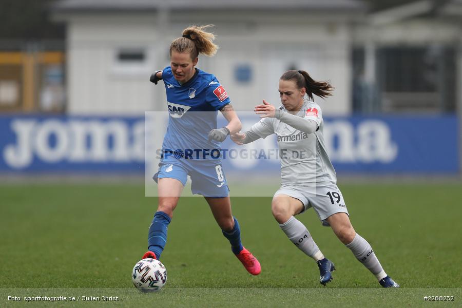 Dora Zeller, Maximiliane Rall, Dietmar-Hopp-Stadion, Sinsheim, 07.02.2021, DFL, sport, action, Fussball, Deutschland, Februar 2021, Saison 2020/2021, B04, TSG, Bundesliga, FLYERALARM Frauen-Bundesliga, Frauen, FFBL, Bayer 04 Leverkusen, TSG 1899 Hoffenheim - Bild-ID: 2288232 Dora Zeller, Maximiliane Rall, Dietmar-Hopp-Stadion, Sinsheim, 07.02.2021, DFL, sport, action, Fussball, Deutschland, Februar 2021, Saison 2020/2021, B04, TSG, Bundesliga, FLYERALARM Frauen-Bundesliga, Frauen, FFBL, Bayer 04 Leverkusen, TSG 1899 Hoffenheim - Bild-ID: 2288232