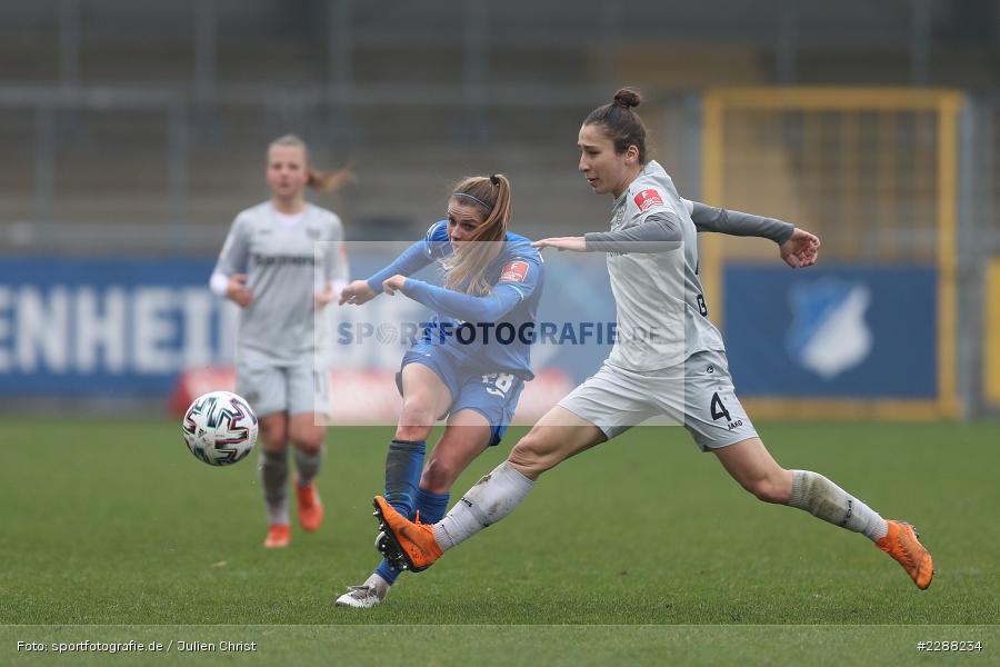 Sylwia Matysik, Tabea Waßmuth, Dietmar-Hopp-Stadion, Sinsheim, 07.02.2021, DFL, sport, action, Fussball, Deutschland, Februar 2021, Saison 2020/2021, B04, TSG, Bundesliga, FLYERALARM Frauen-Bundesliga, Frauen, FFBL, Bayer 04 Leverkusen, TSG 1899 Hoffenheim - Bild-ID: 2288234 Sylwia Matysik, Tabea Waßmuth, Dietmar-Hopp-Stadion, Sinsheim, 07.02.2021, DFL, sport, action, Fussball, Deutschland, Februar 2021, Saison 2020/2021, B04, TSG, Bundesliga, FLYERALARM Frauen-Bundesliga, Frauen, FFBL, Bayer 04 Leverkusen, TSG 1899 Hoffenheim - Bild-ID: 2288234