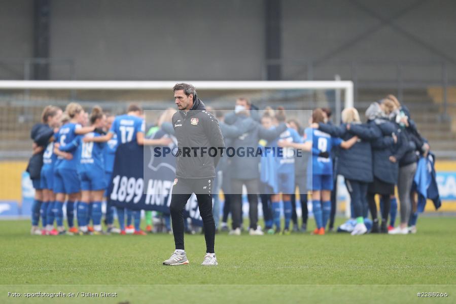 Emotionen, enttäuscht, Achim Feifel, Dietmar-Hopp-Stadion, Sinsheim, 07.02.2021, DFL, sport, action, Fussball, Deutschland, Februar 2021, Saison 2020/2021, B04, TSG, Bundesliga, FLYERALARM Frauen-Bundesliga, Frauen, FFBL, Bayer 04 Leverkusen, TSG 1899 Hoffenheim - Bild-ID: 2288266