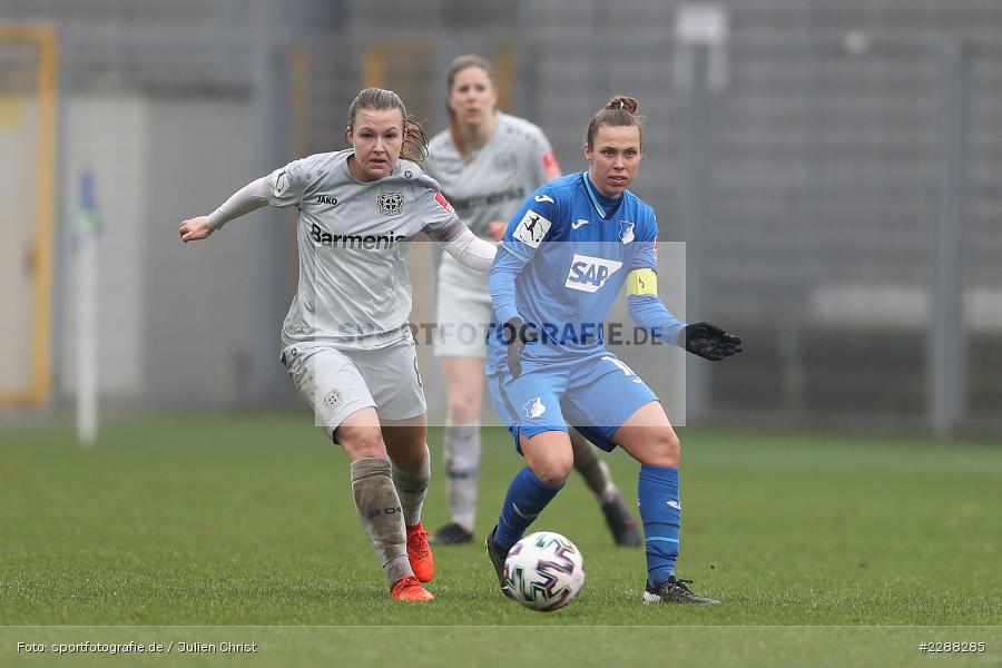 Ann-Kathrin Vinken, Nicole Billa, Dietmar-Hopp-Stadion, Sinsheim, 07.02.2021, DFL, sport, action, Fussball, Deutschland, Februar 2021, Saison 2020/2021, B04, TSG, Bundesliga, FLYERALARM Frauen-Bundesliga, Frauen, FFBL, Bayer 04 Leverkusen, TSG 1899 Hoffenheim - Bild-ID: 2288285 Ann-Kathrin Vinken, Nicole Billa, Dietmar-Hopp-Stadion, Sinsheim, 07.02.2021, DFL, sport, action, Fussball, Deutschland, Februar 2021, Saison 2020/2021, B04, TSG, Bundesliga, FLYERALARM Frauen-Bundesliga, Frauen, FFBL, Bayer 04 Leverkusen, TSG 1899 Hoffenheim - Bild-ID: 2288285