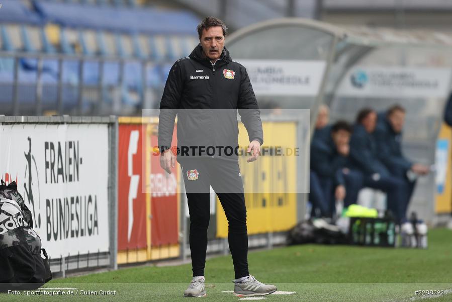 Achim Feifel, Dietmar-Hopp-Stadion, Sinsheim, 07.02.2021, DFL, sport, action, Fussball, Deutschland, Februar 2021, Saison 2020/2021, B04, TSG, Bundesliga, FLYERALARM Frauen-Bundesliga, Frauen, FFBL, Bayer 04 Leverkusen, TSG 1899 Hoffenheim - Bild-ID: 2288292