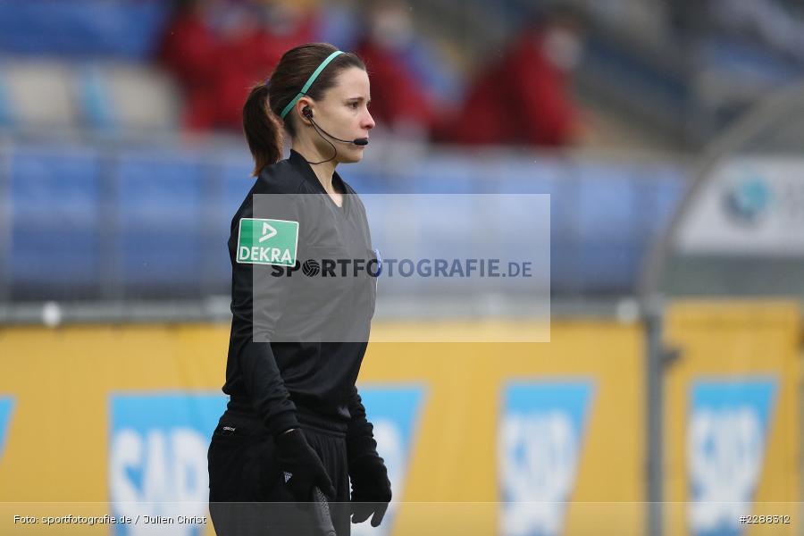 Schiedsrichter, Daniela Göttlinger, Dietmar-Hopp-Stadion, Sinsheim, 07.02.2021, DFL, sport, action, Fussball, Deutschland, Februar 2021, Saison 2020/2021, B04, TSG, Bundesliga, FLYERALARM Frauen-Bundesliga, Frauen, FFBL, Bayer 04 Leverkusen, TSG 1899 Hoffenheim - Bild-ID: 2288312 Schiedsrichter, Daniela Göttlinger, Dietmar-Hopp-Stadion, Sinsheim, 07.02.2021, DFL, sport, action, Fussball, Deutschland, Februar 2021, Saison 2020/2021, B04, TSG, Bundesliga, FLYERALARM Frauen-Bundesliga, Frauen, FFBL, Bayer 04 Leverkusen, TSG 1899 Hoffenheim - Bild-ID: 2288312