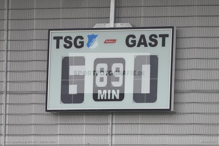 Anzeigetafel, Endstand, Dietmar-Hopp-Stadion, Sinsheim, 07.02.2021, DFL, sport, action, Fussball, Deutschland, Februar 2021, Saison 2020/2021, B04, TSG, Bundesliga, FLYERALARM Frauen-Bundesliga, Frauen, FFBL, Bayer 04 Leverkusen, TSG 1899 Hoffenheim - Bild-ID: 2288324 Anzeigetafel, Endstand, Dietmar-Hopp-Stadion, Sinsheim, 07.02.2021, DFL, sport, action, Fussball, Deutschland, Februar 2021, Saison 2020/2021, B04, TSG, Bundesliga, FLYERALARM Frauen-Bundesliga, Frauen, FFBL, Bayer 04 Leverkusen, TSG 1899 Hoffenheim - Bild-ID: 2288324