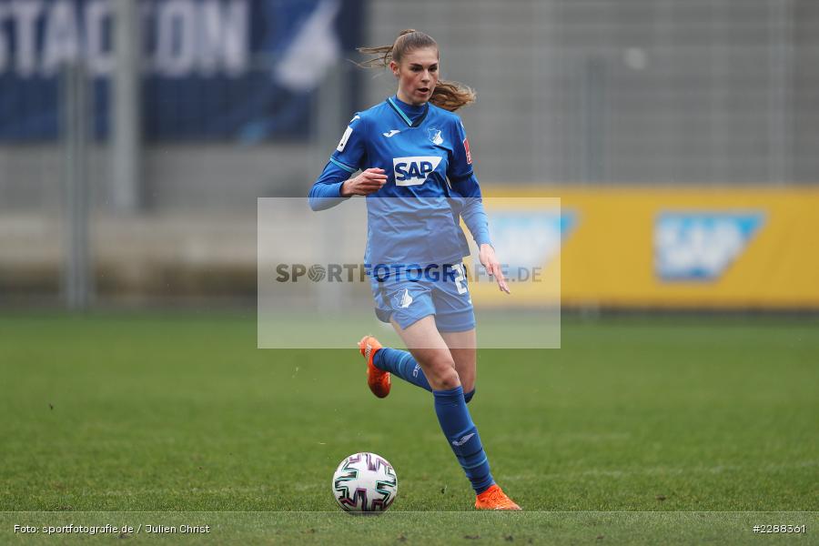 Jule Brand, Dietmar-Hopp-Stadion, Sinsheim, 07.02.2021, DFL, sport, action, Fussball, Deutschland, Februar 2021, Saison 2020/2021, B04, TSG, Bundesliga, FLYERALARM Frauen-Bundesliga, Frauen, FFBL, Bayer 04 Leverkusen, TSG 1899 Hoffenheim - Bild-ID: 2288361 Jule Brand, Dietmar-Hopp-Stadion, Sinsheim, 07.02.2021, DFL, sport, action, Fussball, Deutschland, Februar 2021, Saison 2020/2021, B04, TSG, Bundesliga, FLYERALARM Frauen-Bundesliga, Frauen, FFBL, Bayer 04 Leverkusen, TSG 1899 Hoffenheim - Bild-ID: 2288361