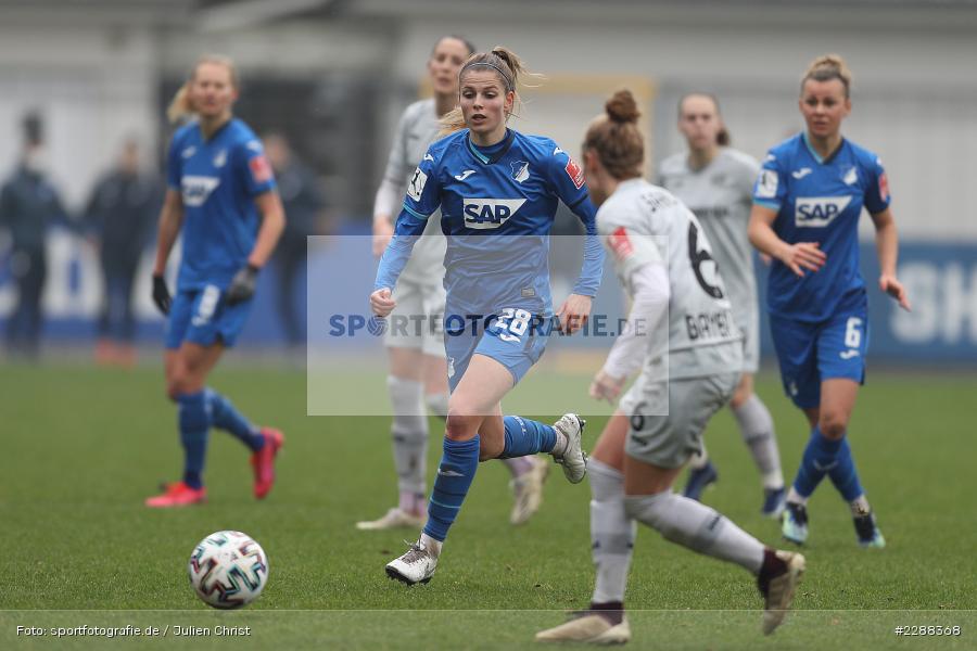 Tabea Waßmuth, Dietmar-Hopp-Stadion, Sinsheim, 07.02.2021, DFL, sport, action, Fussball, Deutschland, Februar 2021, Saison 2020/2021, B04, TSG, Bundesliga, FLYERALARM Frauen-Bundesliga, Frauen, FFBL, Bayer 04 Leverkusen, TSG 1899 Hoffenheim - Bild-ID: 2288368 Tabea Waßmuth, Dietmar-Hopp-Stadion, Sinsheim, 07.02.2021, DFL, sport, action, Fussball, Deutschland, Februar 2021, Saison 2020/2021, B04, TSG, Bundesliga, FLYERALARM Frauen-Bundesliga, Frauen, FFBL, Bayer 04 Leverkusen, TSG 1899 Hoffenheim - Bild-ID: 2288368