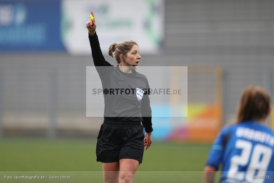 Schiedsrichter, Karoline Wacker, Dietmar-Hopp-Stadion, Sinsheim, 07.02.2021, DFL, sport, action, Fussball, Deutschland, Februar 2021, Saison 2020/2021, B04, TSG, Bundesliga, FLYERALARM Frauen-Bundesliga, Frauen, FFBL, Bayer 04 Leverkusen, TSG 1899 Hoffenheim - Bild-ID: 2288373 Schiedsrichter, Karoline Wacker, Dietmar-Hopp-Stadion, Sinsheim, 07.02.2021, DFL, sport, action, Fussball, Deutschland, Februar 2021, Saison 2020/2021, B04, TSG, Bundesliga, FLYERALARM Frauen-Bundesliga, Frauen, FFBL, Bayer 04 Leverkusen, TSG 1899 Hoffenheim - Bild-ID: 2288373