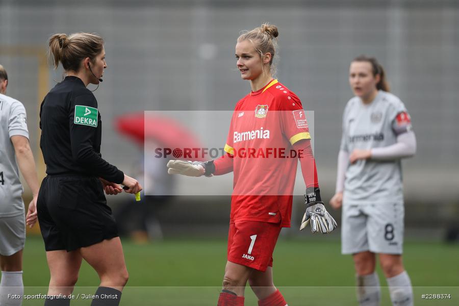 Dialog, Anna Klink, Karoline Wacker, Dietmar-Hopp-Stadion, Sinsheim, 07.02.2021, DFL, sport, action, Fussball, Deutschland, Februar 2021, Saison 2020/2021, B04, TSG, Bundesliga, FLYERALARM Frauen-Bundesliga, Frauen, FFBL, Bayer 04 Leverkusen, TSG 1899 Hoffenheim - Bild-ID: 2288374