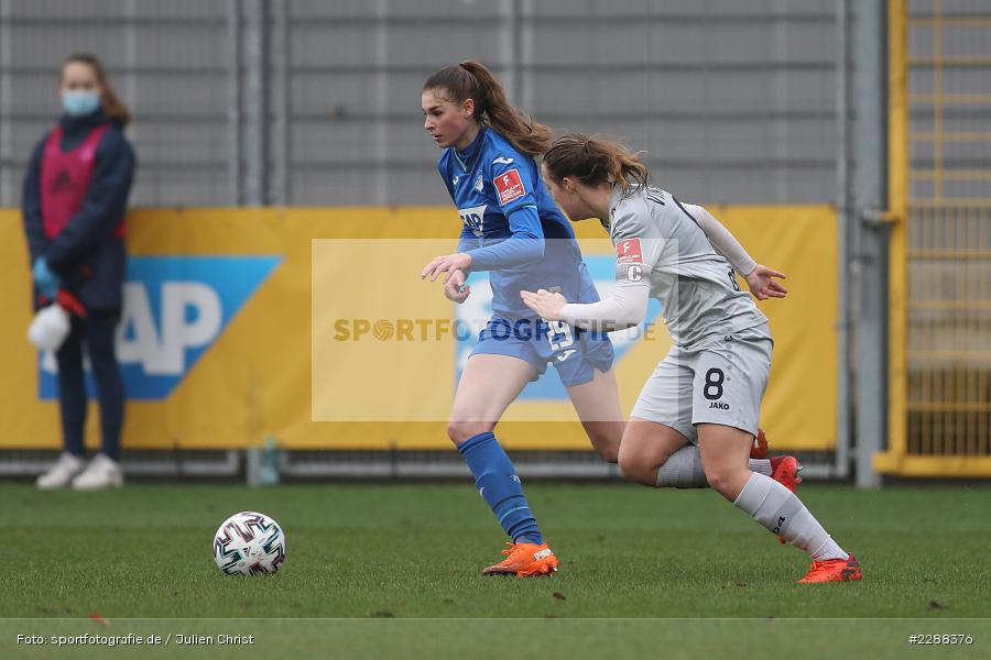 Ann-Kathrin Vinken, Jule Brand, Dietmar-Hopp-Stadion, Sinsheim, 07.02.2021, DFL, sport, action, Fussball, Deutschland, Februar 2021, Saison 2020/2021, B04, TSG, Bundesliga, FLYERALARM Frauen-Bundesliga, Frauen, FFBL, Bayer 04 Leverkusen, TSG 1899 Hoffenheim - Bild-ID: 2288376 Ann-Kathrin Vinken, Jule Brand, Dietmar-Hopp-Stadion, Sinsheim, 07.02.2021, DFL, sport, action, Fussball, Deutschland, Februar 2021, Saison 2020/2021, B04, TSG, Bundesliga, FLYERALARM Frauen-Bundesliga, Frauen, FFBL, Bayer 04 Leverkusen, TSG 1899 Hoffenheim - Bild-ID: 2288376
