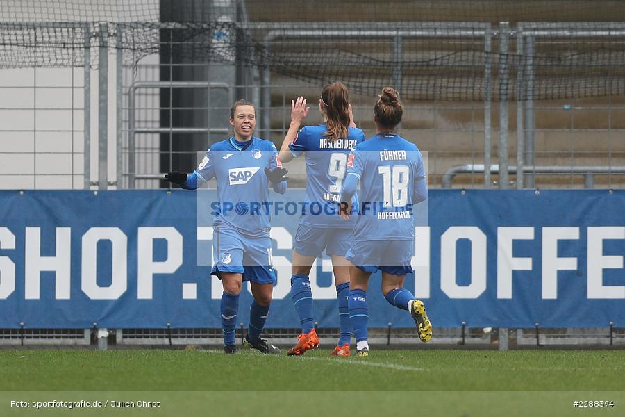 Torjubel, Anne Fühner, Katharina Naschenweng, Nicole Billa, Dietmar-Hopp-Stadion, Sinsheim, 07.02.2021, DFL, sport, action, Fussball, Deutschland, Februar 2021, Saison 2020/2021, B04, TSG, Bundesliga, FLYERALARM Frauen-Bundesliga, Frauen, FFBL, Bayer 04 Leverkusen, TSG 1899 Hoffenheim - Bild-ID: 2288394 Torjubel, Anne Fühner, Katharina Naschenweng, Nicole Billa, Dietmar-Hopp-Stadion, Sinsheim, 07.02.2021, DFL, sport, action, Fussball, Deutschland, Februar 2021, Saison 2020/2021, B04, TSG, Bundesliga, FLYERALARM Frauen-Bundesliga, Frauen, FFBL, Bayer 04 Leverkusen, TSG 1899 Hoffenheim - Bild-ID: 2288394